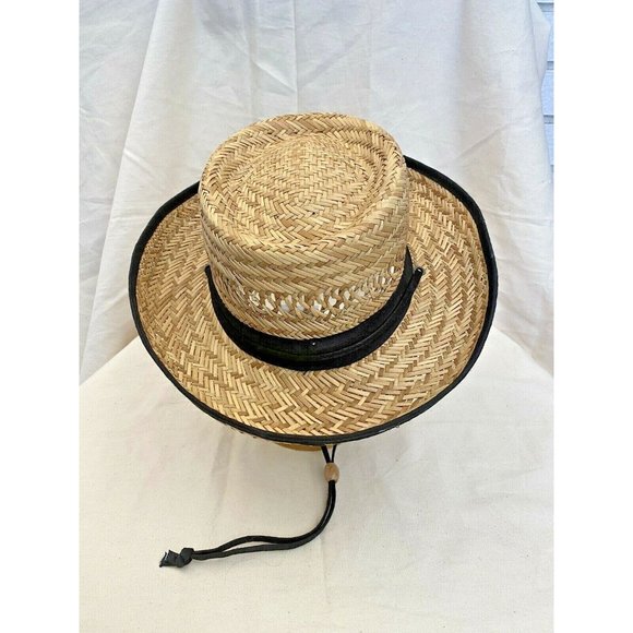 s-l400.jpg Vintage Goldcoast Sunwear 100% Natural Fiber Straw Hat Panama Jack, Sun Hat